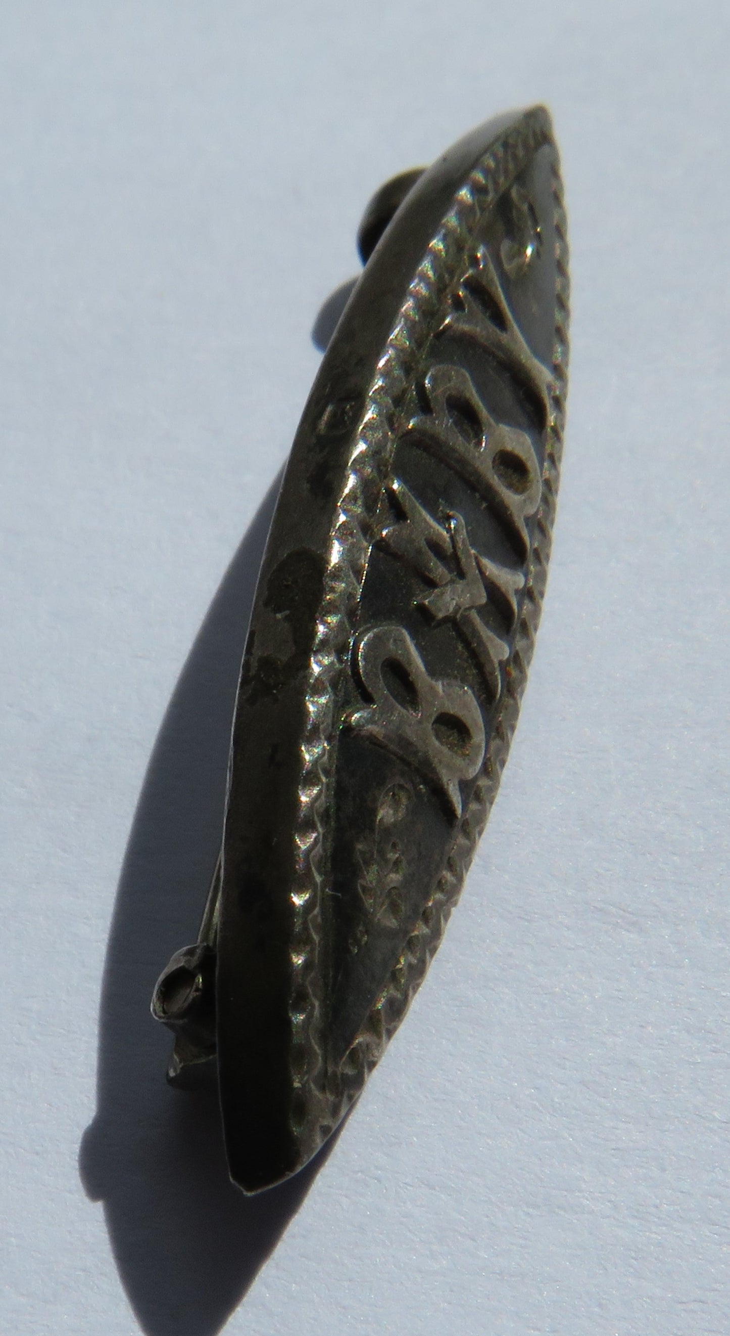 Antique Sterling Silver "Baby" Brooch Hallmarked Birmingham 1901