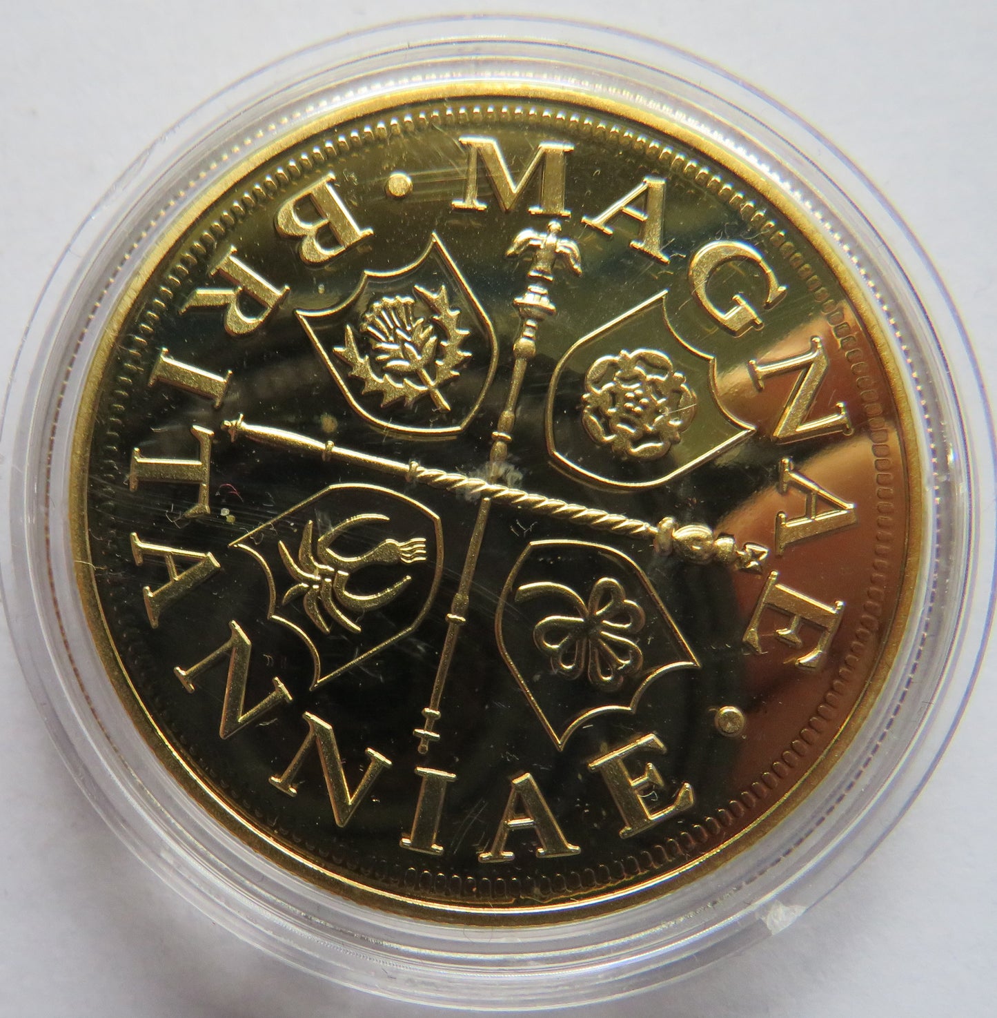British Museum London, Gold Plated Commemorative Coin