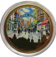 Load image into Gallery viewer, Carnaby Street London, Gold Plated Commemorative Coin
