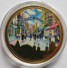 Load image into Gallery viewer, Carnaby Street London, Gold Plated Commemorative Coin
