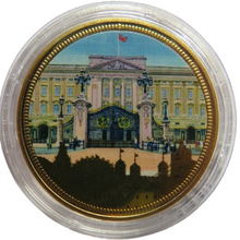 Load image into Gallery viewer, Buckingham Palace Gold Plated Commemorative Coin
