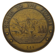 Load image into Gallery viewer, 1867-1967 Alaska Purchase Centennial The Last Frontier Medal North to the Future
