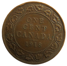 Load image into Gallery viewer, 1918 King George V Canada One Cent Coin
