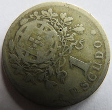 Load image into Gallery viewer, 1928 Portugal One Escudo Coin
