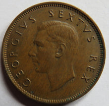 Load image into Gallery viewer, 1950 King George VI South Africa Halfpenny Coin
