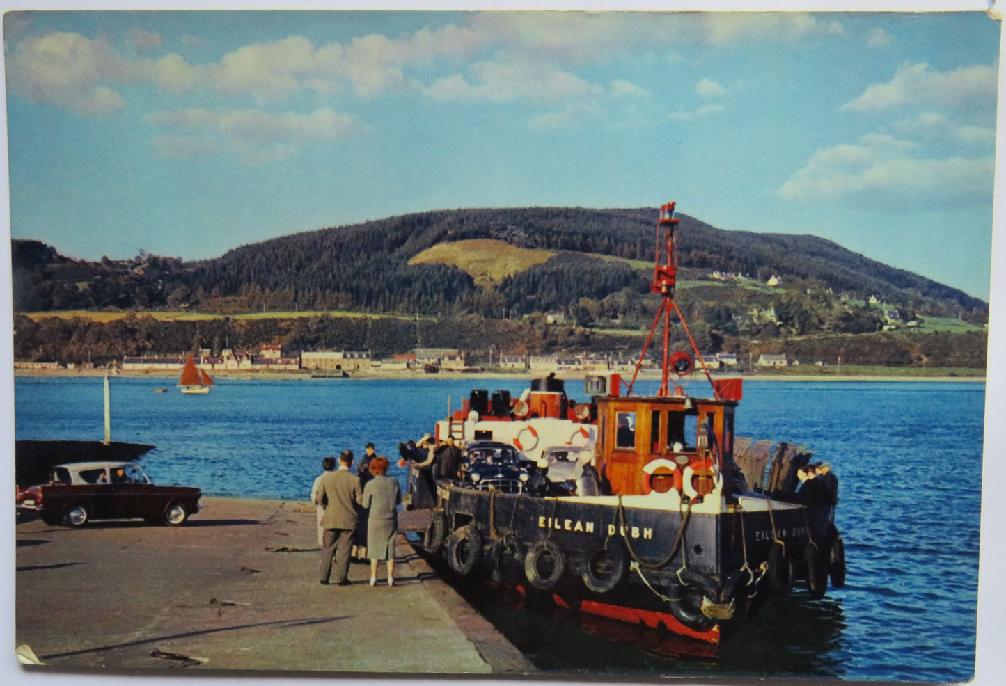 Vintage Postcard of Kylesku Ferry and Quinag, Sutherland