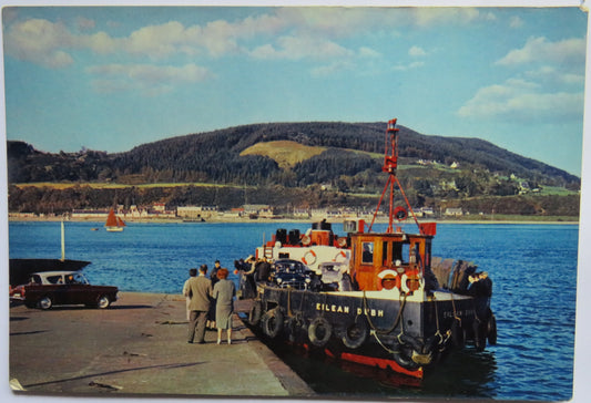 Vintage Postcard of Kylesku Ferry and Quinag, Sutherland