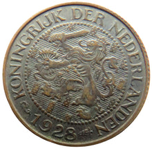 Load image into Gallery viewer, 1928 Netherlands One Cent Coin
