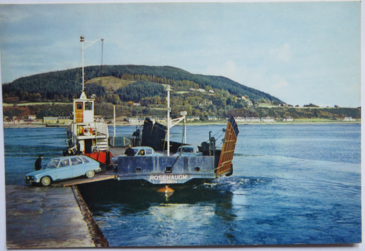 Vintage Postcard of The Kessock Ferry and The Black Isle From Inverness