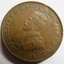 Load image into Gallery viewer, 1921 King George V Australia One Penny Coin
