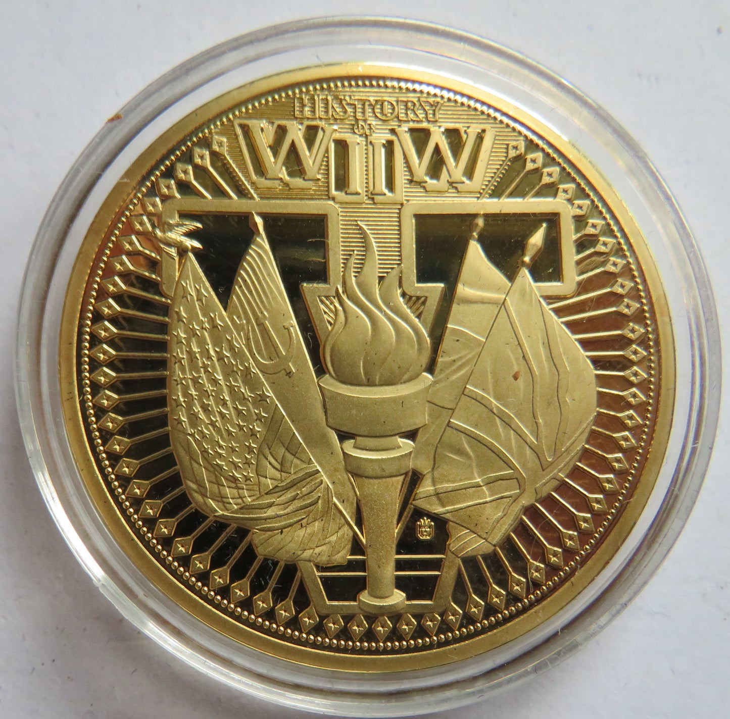 1940 Battle of Britain Gold Plated Commemorative Coin
