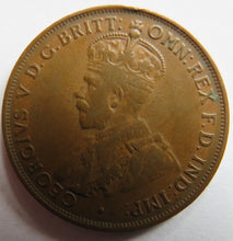 Load image into Gallery viewer, 1929 King George V Australia One Penny Coin
