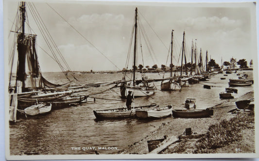 Vintage Postcard of The Quay, Maldon