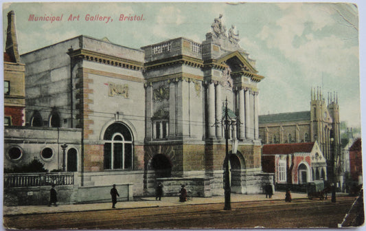 Vintage Postcard of Municipal Art Gallery, Bristol 1930