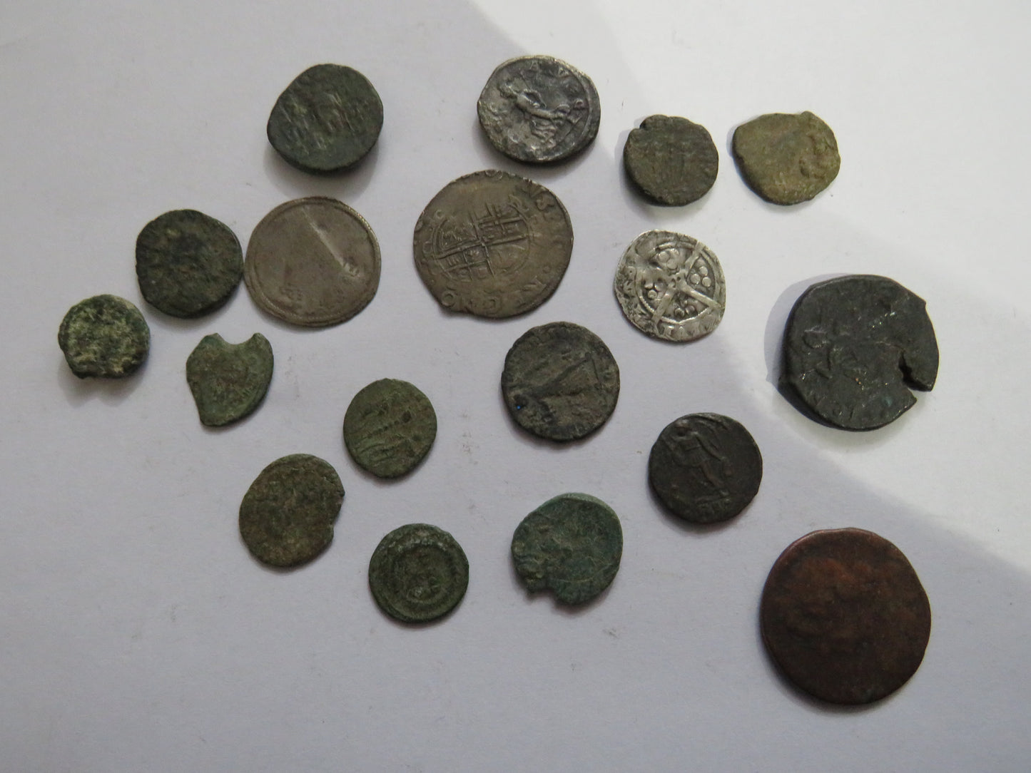 A Nice Small Collection of Old Coins, English Hammered, Roman, Scottish