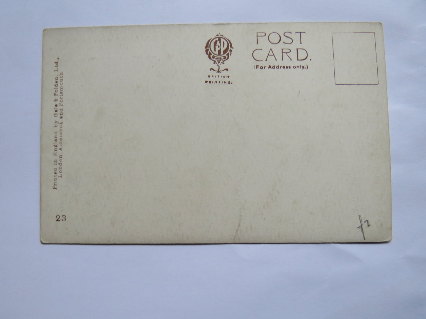 Vintage Warship Postcard of H.M.S / HMS "Blacnche" Light Cruiser