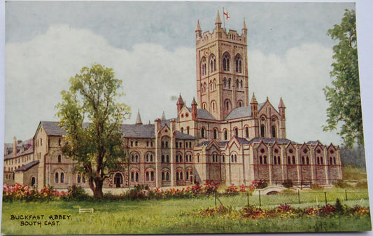 Vintage Postcard of Buckfast Abbey South East