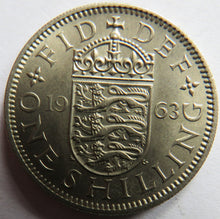 Load image into Gallery viewer, 1963 Queen Elizabeth II (English) Shilling Coin In High Grade
