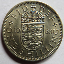 Load image into Gallery viewer, 1963 Queen Elizabeth II (English) Shilling Coin In High Grade
