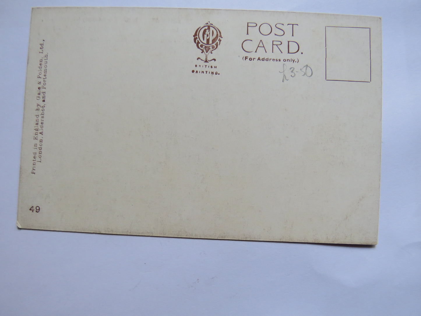 Vintage Warship Postcard of H.M.S / HMS "Emperor of India" Battleship