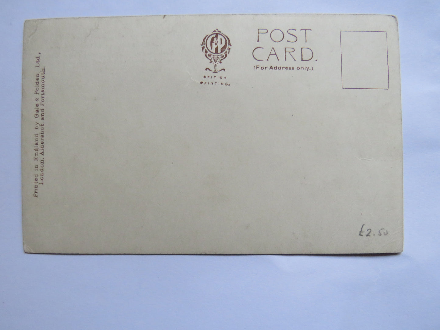 Vintage Warship Postcard of H.M.S / HMS "Highflyer"