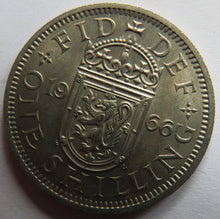 Load image into Gallery viewer, 1966 Queen Elizabeth II (Scottish) Shilling Coin In High Grade
