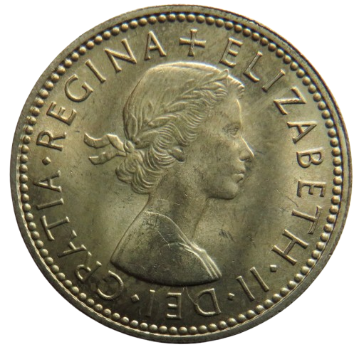 1965 Queen Elizabeth II (Scottish) Shilling Coin In High Grade