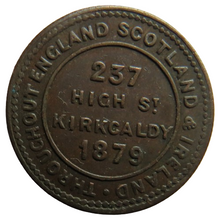 Load image into Gallery viewer, 1879 The London &amp; Newcastle Tea Company&#39;s Kircaldy 1/2 LB Check Token
