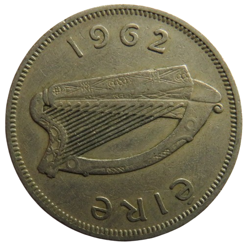 1962 Ireland Eire Florin / 2 Shillings Coin