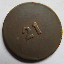 Load image into Gallery viewer, The London &amp; Newcastle Tea Company&#39;s 1/2 LB Check Token Ardill Leeds
