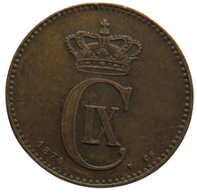 Load image into Gallery viewer, 1874 Denmark 2 Ore Coin
