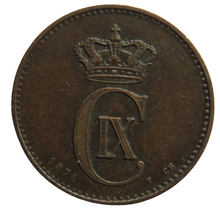 Load image into Gallery viewer, 1874 Denmark 2 Ore Coin
