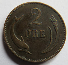 Load image into Gallery viewer, 1874 Denmark 2 Ore Coin
