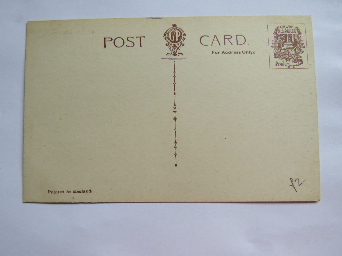 Vintage Warship Postcard of H.M.S / HMS Implacable