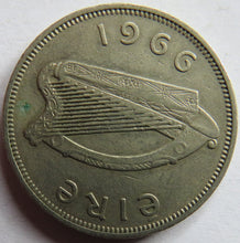 Load image into Gallery viewer, 1966 Ireland Eire Florin / 2 Shillings Coin
