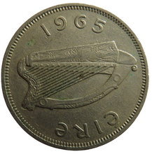 Load image into Gallery viewer, 1965 Ireland Eire Florin / 2 Shillings Coin
