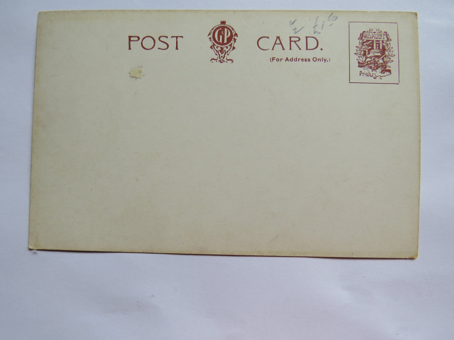 Vintage Warship Postcard of H.M.S / HMS Skirmisher