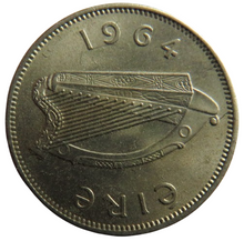 Load image into Gallery viewer, 1964 Ireland Eire Sixpence Coin
