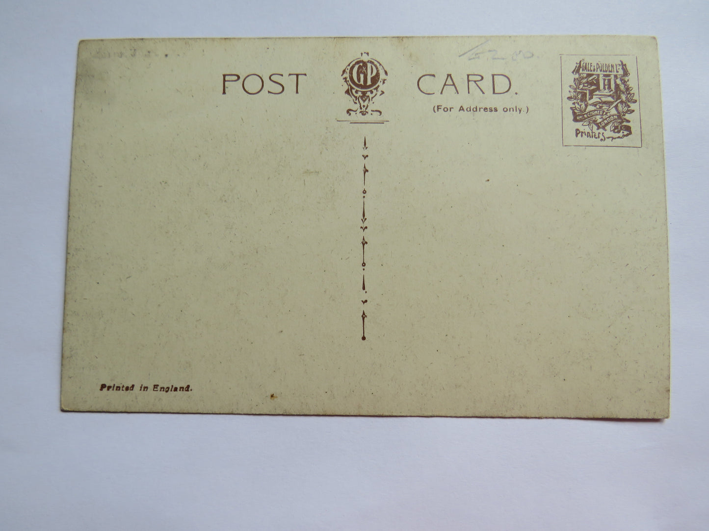 Vintage Warship Postcard of H.M.S / HMS St. Vincent