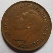 Load image into Gallery viewer, 1949 King George VI Australia One Penny Coin
