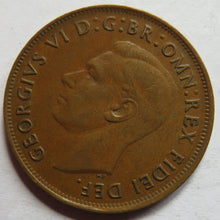 Load image into Gallery viewer, 1949 King George VI Australia One Penny Coin
