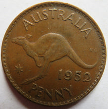 Load image into Gallery viewer, 1952 King George VI Australia One Penny Coin
