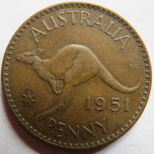 Load image into Gallery viewer, 1951 King George VI Australia One Penny Coin
