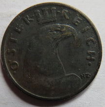 Load image into Gallery viewer, 1934 Austria One Groschen Coin
