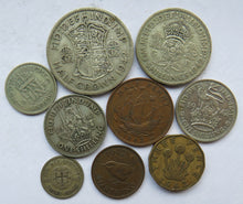 Load image into Gallery viewer, 1942 King George VI 9 Coin Year Set Halfcrown - Farthing Great Britain
