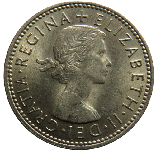 1963 Queen Elizabeth II (English) Shilling Coin Higher Grade