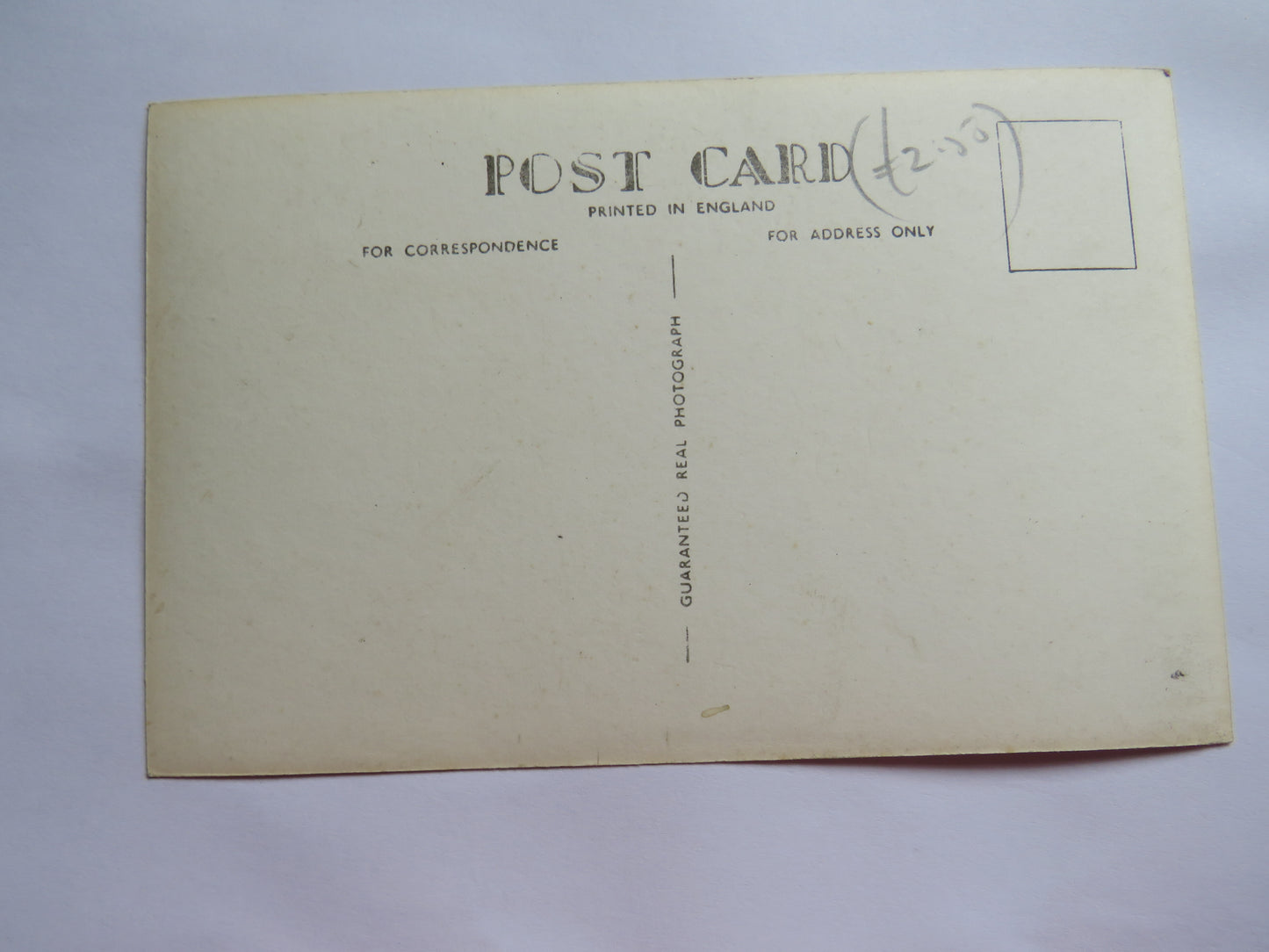 Vintage Warship Postcard of H.M.S. / HMS Venerable