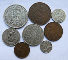 Load image into Gallery viewer, 1931 King George V 8 Coin Year Set Halfcrown - Farthing Great Britain
