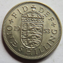 Load image into Gallery viewer, 1953 Queen Elizabeth II (English) Shilling Coin Higher Grade
