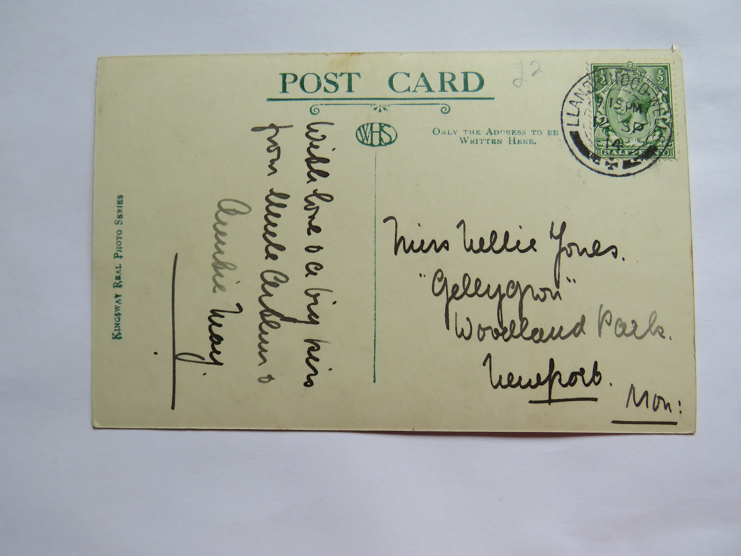 Vintage Warship Postcard of H.M.S. / HMS "Neptune" 1914